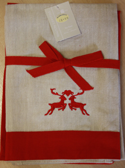 Jumping stags teatowels